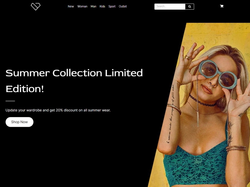 Mega Menu for an E-Commerce Website